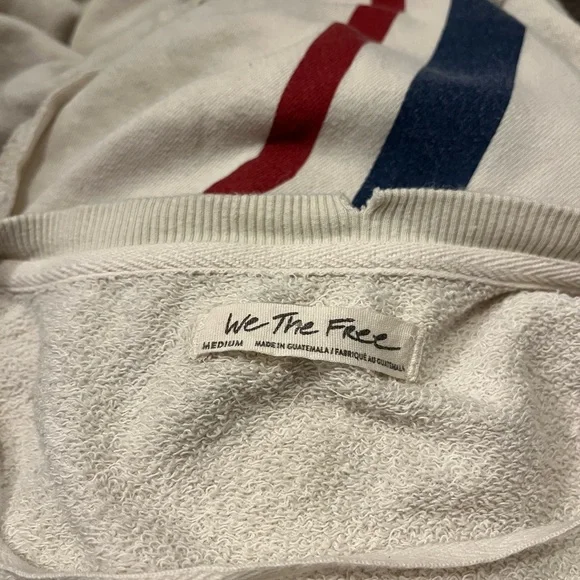 Free People We The Free Camden Pullover In Star Stripes Combo - Picture 4 of 9